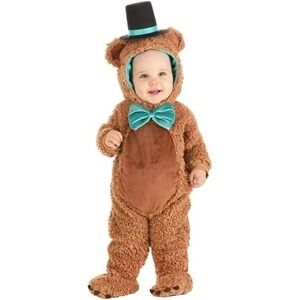NEW Posh Peanut X Halloween‎ Costumes Fuzzy Archie Bear 12/18 MOS Costume